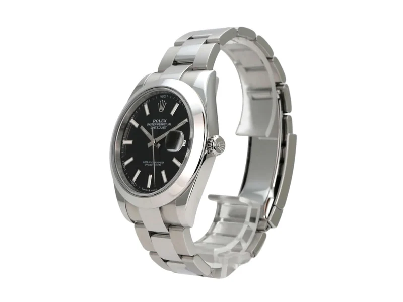 Rolex Datejust 41 Edelstahl 126300 Schwarz Oyster-Band