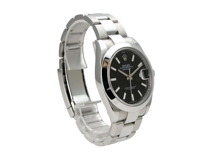 Rolex Datejust 41 Edelstahl 126300 Schwarz Oyster-Band