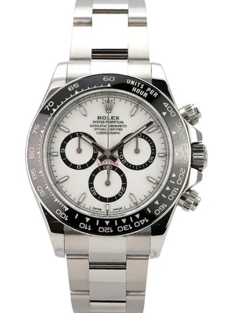 Rolex Daytona Edelstahl 126500LN Weiß