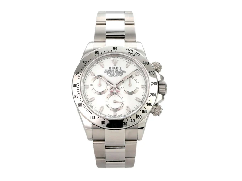 Rolex Daytona Edelstahl 116520 Weiß