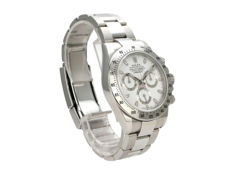 Rolex Daytona Edelstahl 116520 Weiß