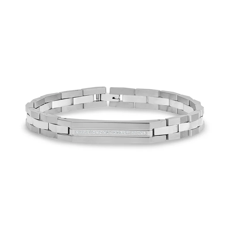 8mm Akzent Link ID-Armband