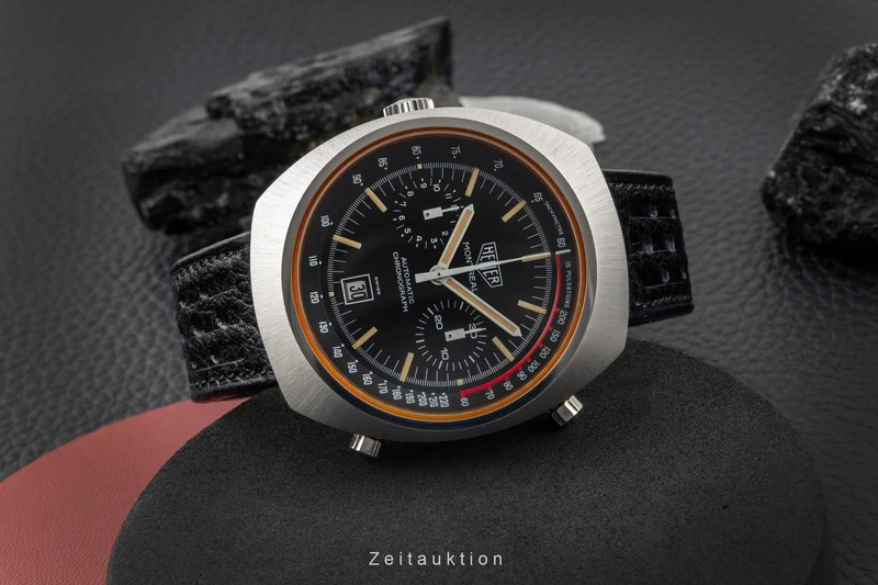 Heuer Montreal chronograph steel automatic men's watch 110.503NC Vintage [2603943]
