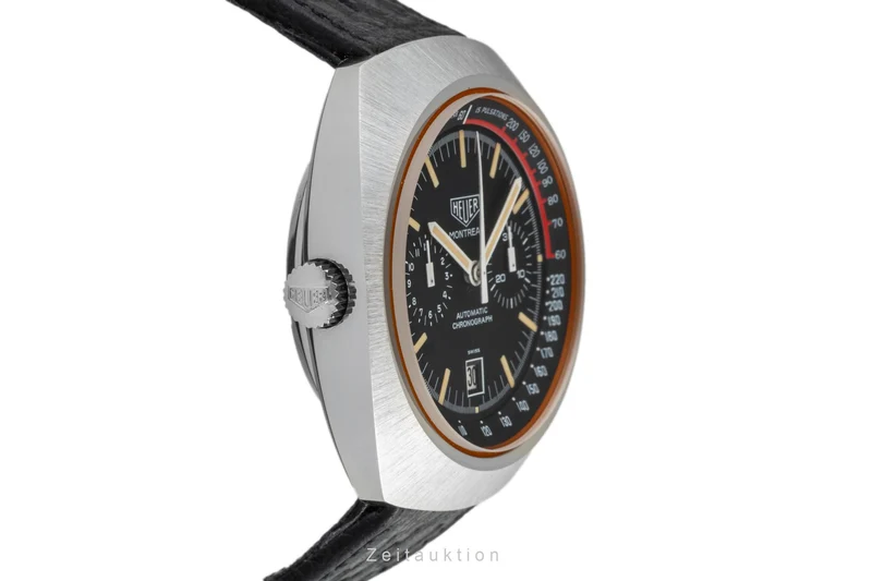 Heuer Montreal chronograph steel automatic men's watch 110.503NC Vintage [2603943]