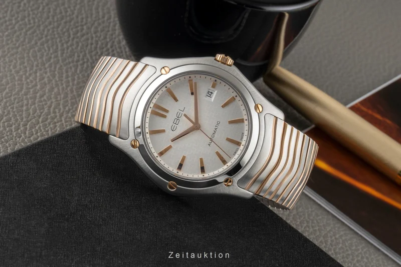 Ebel Classic Wave steel / gold automatic men's watch 1216087 E1120F55 [2604662]