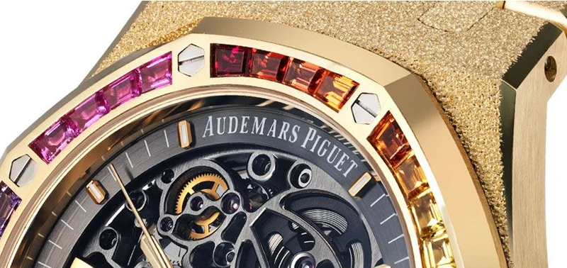Audemars Piguet Royal Oak Frosted Gold Double Balance Wheel Openworked