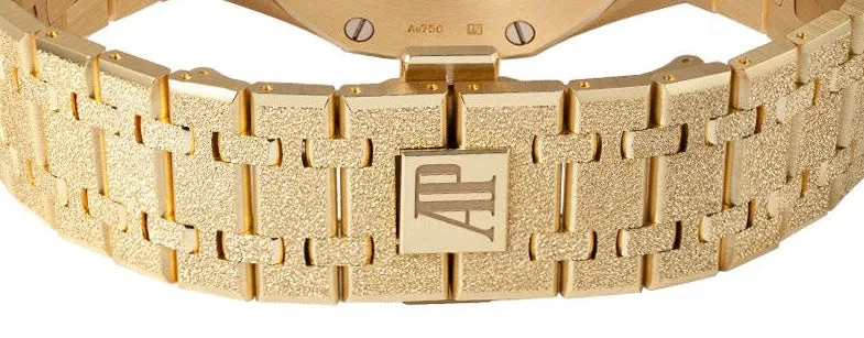 Audemars Piguet Royal Oak Frosted Gold Double Balance Wheel Openworked
