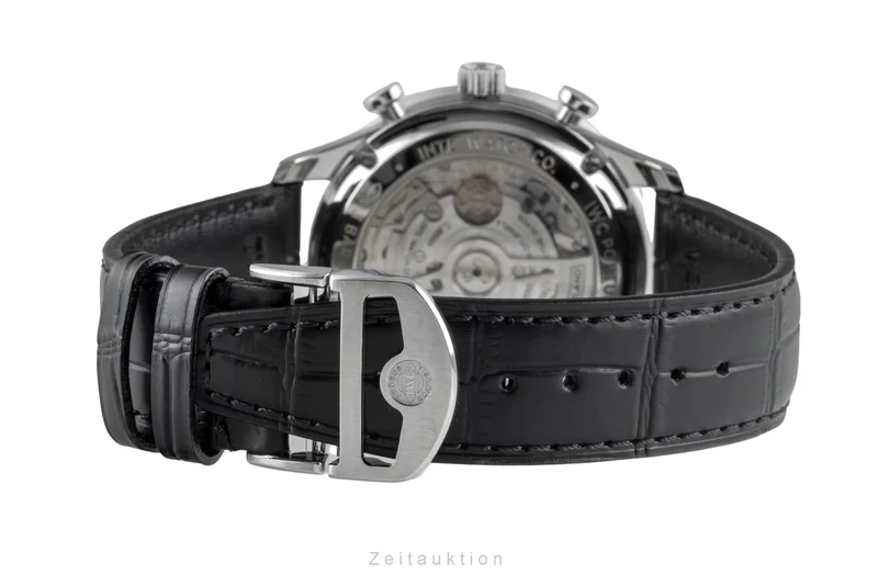 IWC Portugieser chronograph steel automatic men's watch IW371606 LP: 9100EUR [2604723]