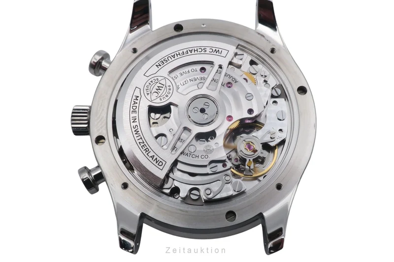 IWC Portugieser chronograph steel automatic men's watch IW371606 LP: 9100EUR [2604723]