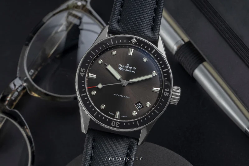 Blancpain Fifty Fathoms steel automatic men's watch 5000-1110-52A [2604835]