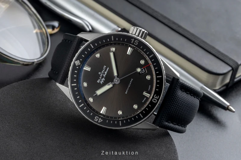 Blancpain Fifty Fathoms steel automatic men's watch 5000-1110-52A [2604835]