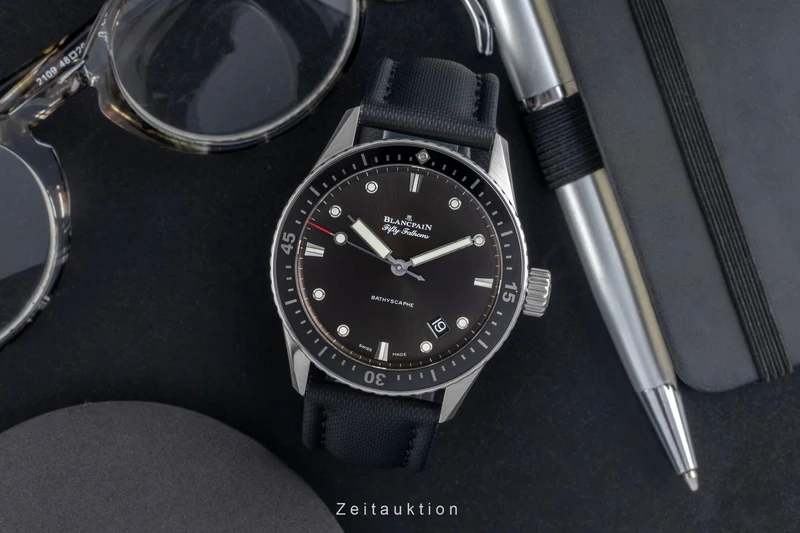 Blancpain Fifty Fathoms steel automatic men's watch 5000-1110-52A [2604835]