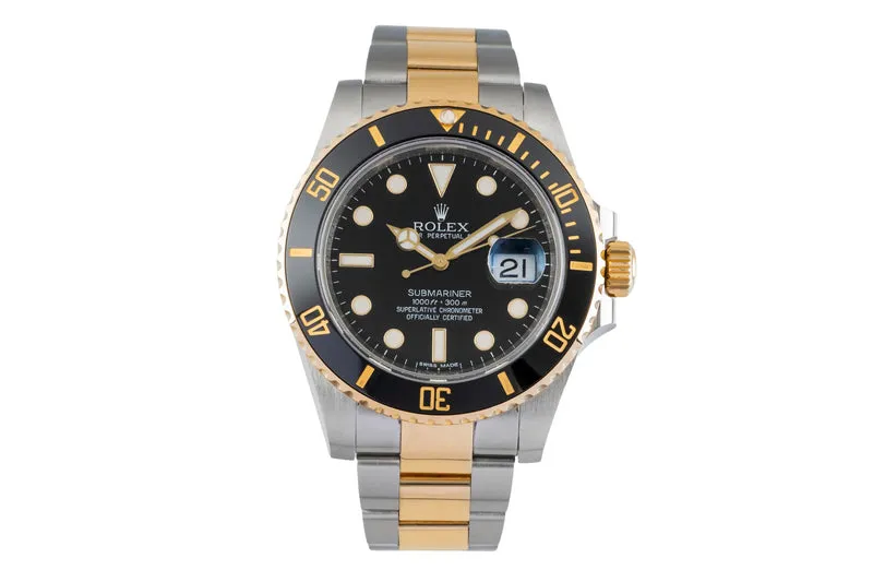 Rolex Submariner steel / gold automatic men's watch 116613 [2604916]