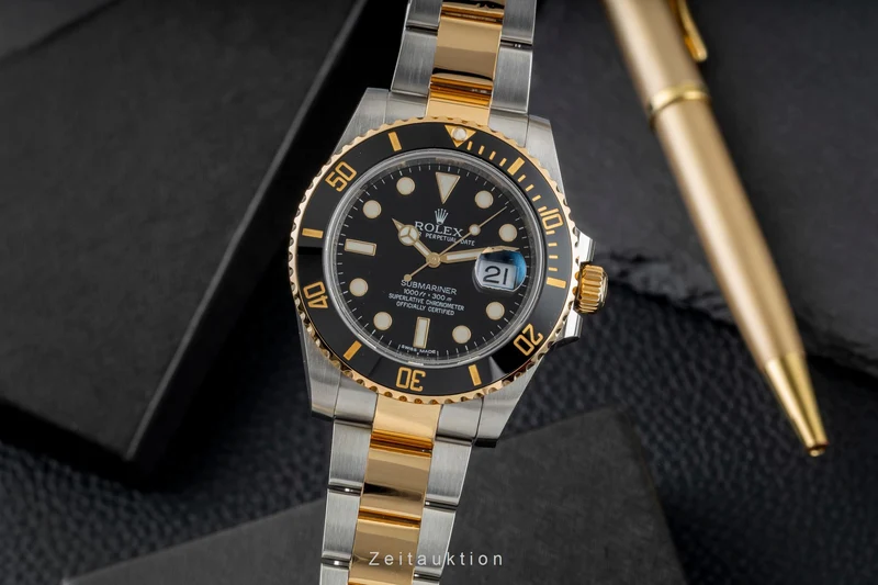 Rolex Submariner steel / gold automatic men's watch 116613 [2604916]
