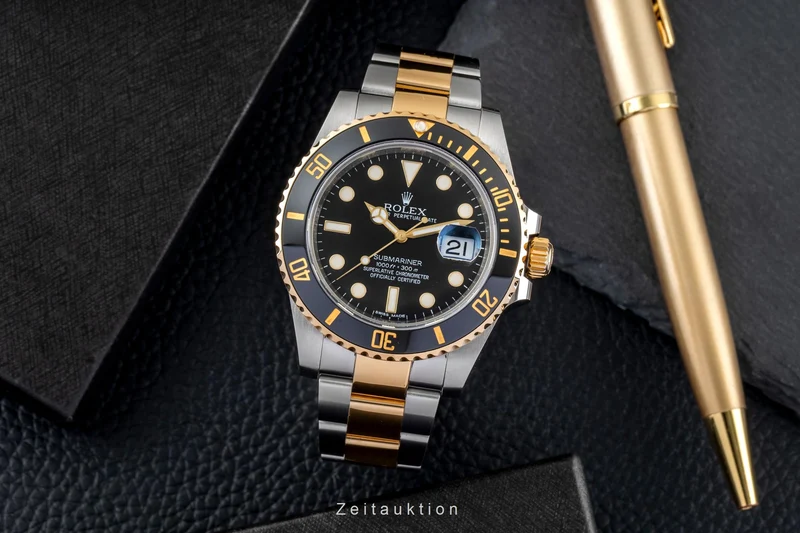 Rolex Submariner steel / gold automatic men's watch 116613 [2604916]