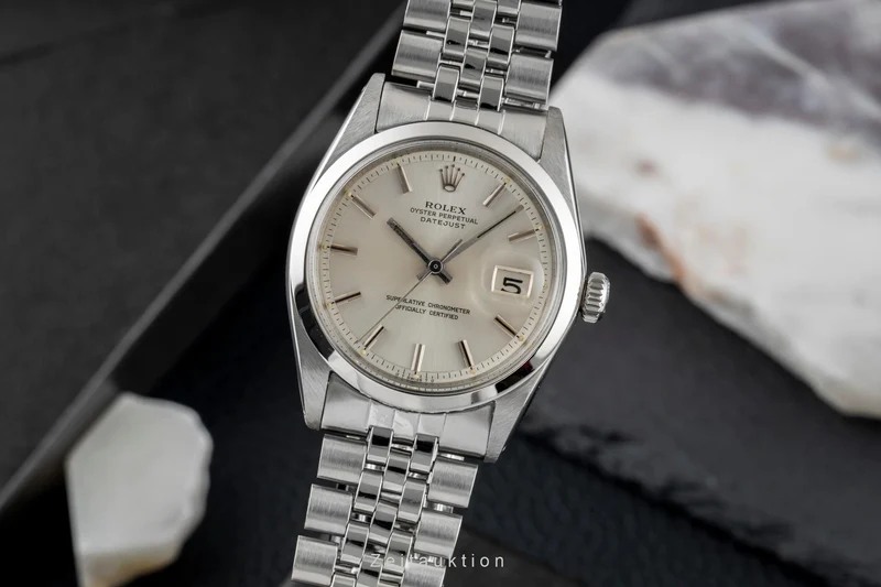 Rolex Datejust steel automatic men's watch 1600 Vintage [2604777]