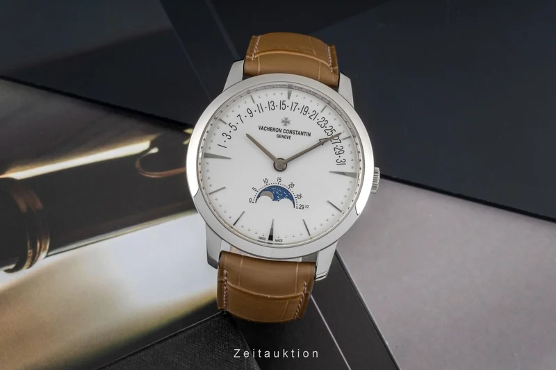 Vacheron & Constantin Patrimony 18 ct white gold automatic men's watch 4010 U LP: 56500EUR [2604321]
