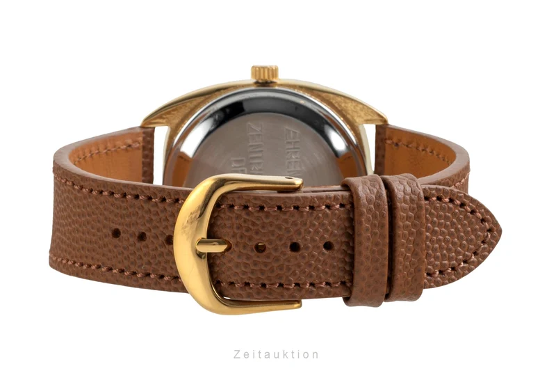 Glashütte Spezichron gilt-brass automatic men's watch Vintage [2604528]