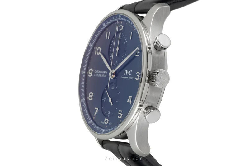 IWC Portugieser chronograph steel automatic men's watch IW371606 LP: 9100EUR [2604738]