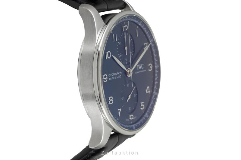 IWC Portugieser chronograph steel automatic men's watch IW371606 LP: 9100EUR [2604738]