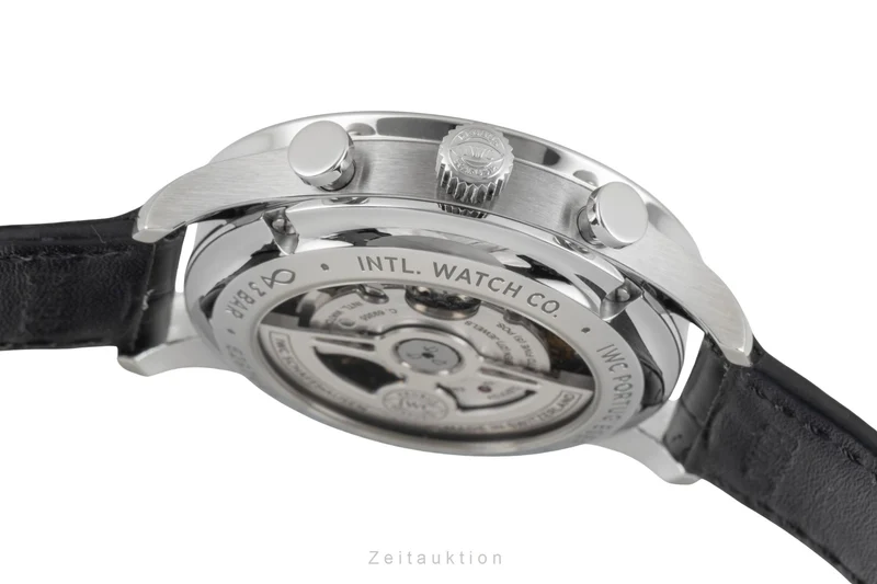 IWC Portugieser chronograph steel automatic men's watch IW371606 LP: 9100EUR [2604738]