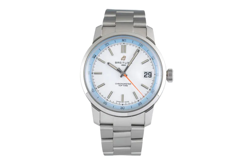 Breitling Top Time steel automatic men's watch AB3113281A1A1 LP: 6000EUR [2604893]
