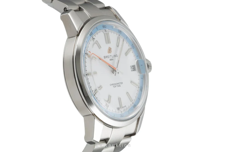Breitling Top Time steel automatic men's watch AB3113281A1A1 LP: 6000EUR [2604893]