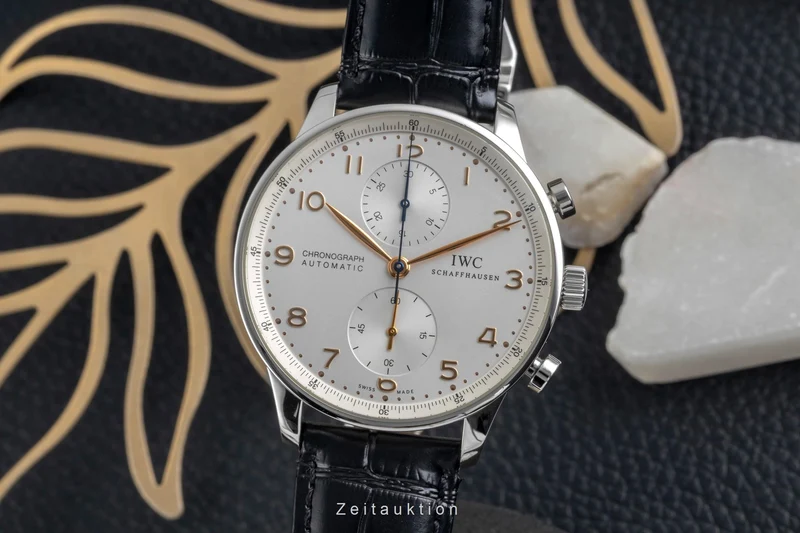 IWC Portugieser chronograph steel automatic men's watch IW371445 [2604073]