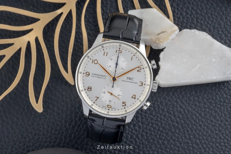 IWC Portugieser chronograph steel automatic men's watch IW371445 [2604073]