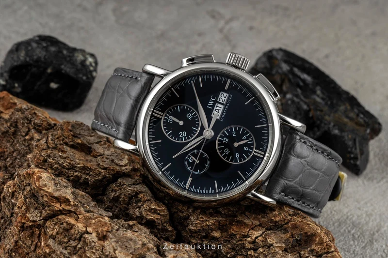 IWC Portofino chronograph steel automatic men's watch IW378303 [2604950]
