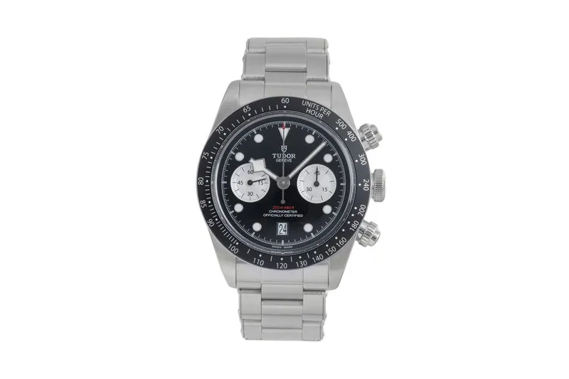 Tudor Black Bay chronograph steel automatic men's watch 79360N LP: 5760EUR [2602774]