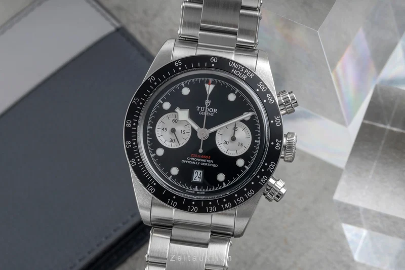 Tudor Black Bay chronograph steel automatic men's watch 79360N LP: 5760EUR [2602774]