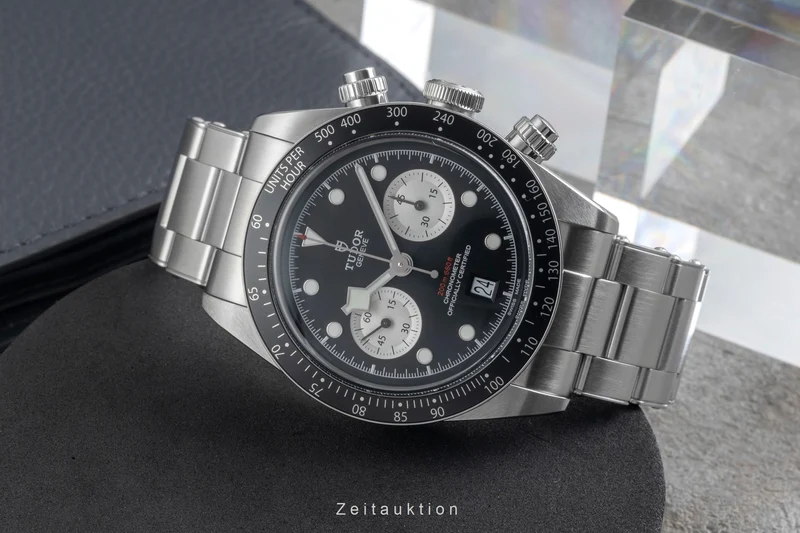 Tudor Black Bay chronograph steel automatic men's watch 79360N LP: 5760EUR [2602774]