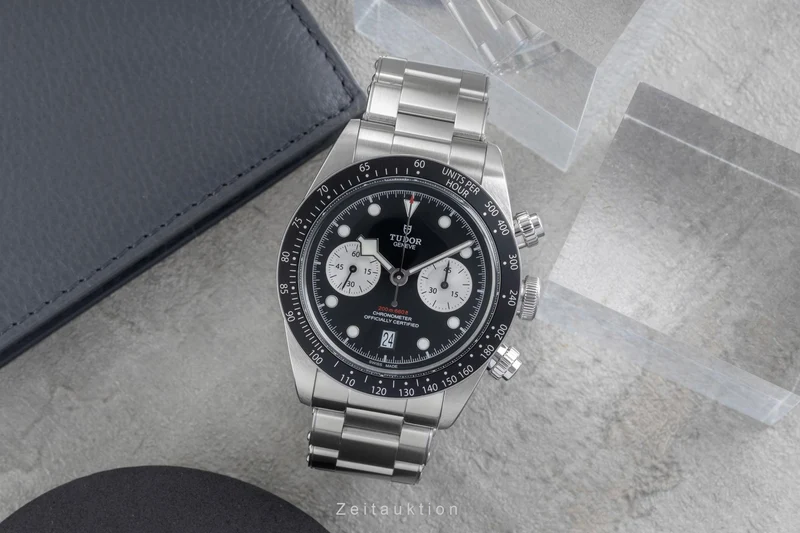 Tudor Black Bay chronograph steel automatic men's watch 79360N LP: 5760EUR [2602774]