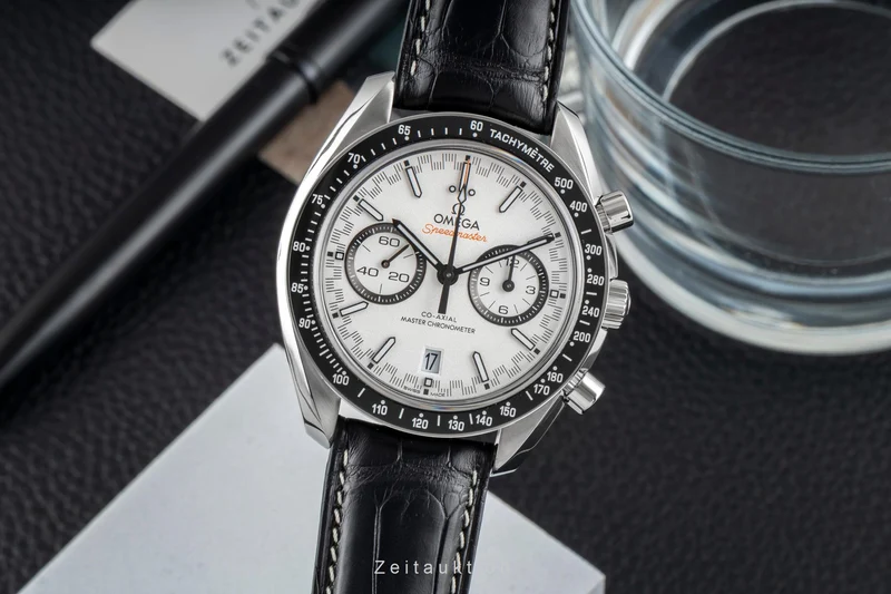 Omega Speedmaster Racing chronograph steel automatic men's watch 329.33.44.51.04.001 LP: 10100EUR [2603890]