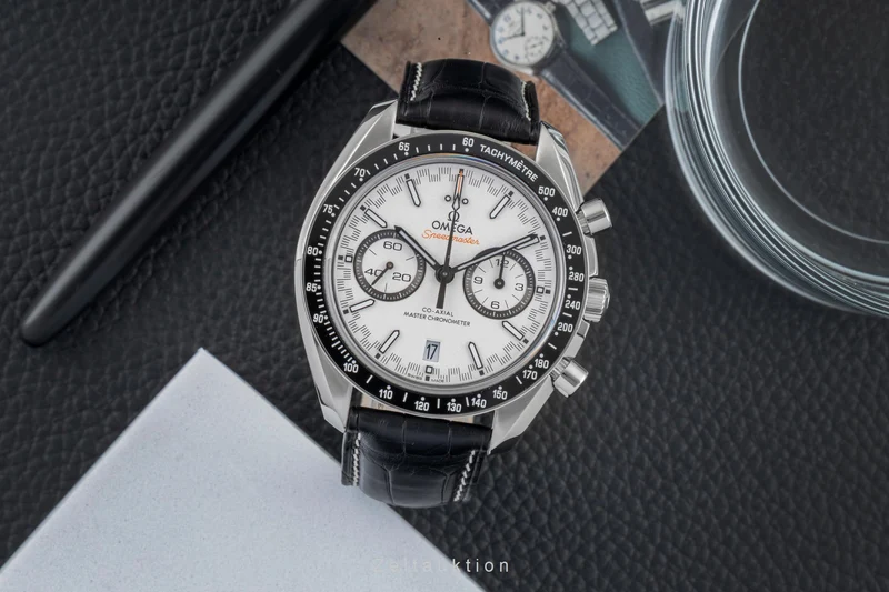 Omega Speedmaster Racing chronograph steel automatic men's watch 329.33.44.51.04.001 LP: 10100EUR [2603890]