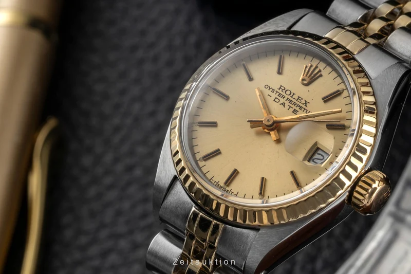 Rolex Lady Date steel / gold automatic women's watch 6917 Vintage [2604203]