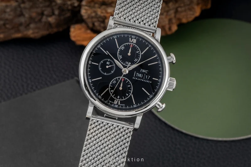 IWC Portofino chronograph steel automatic men's watch IW391010 [2604682]