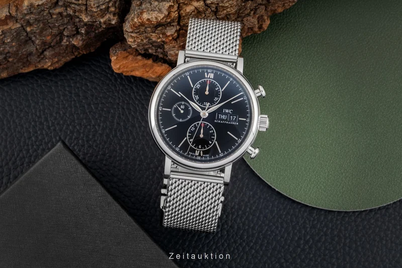 IWC Portofino chronograph steel automatic men's watch IW391010 [2604682]