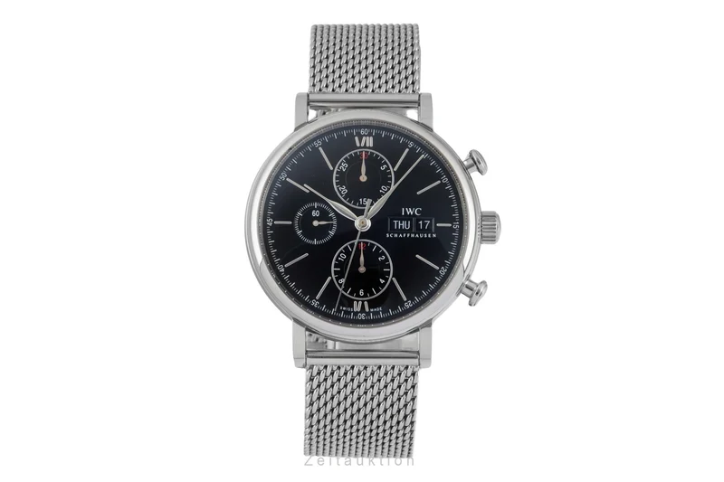 IWC Portofino chronograph steel automatic men's watch IW391010 [2604682]