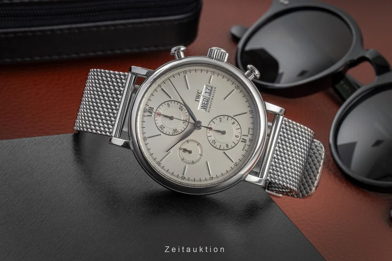 IWC Portofino chronograph steel automatic men's watch IW391009 [2604831]