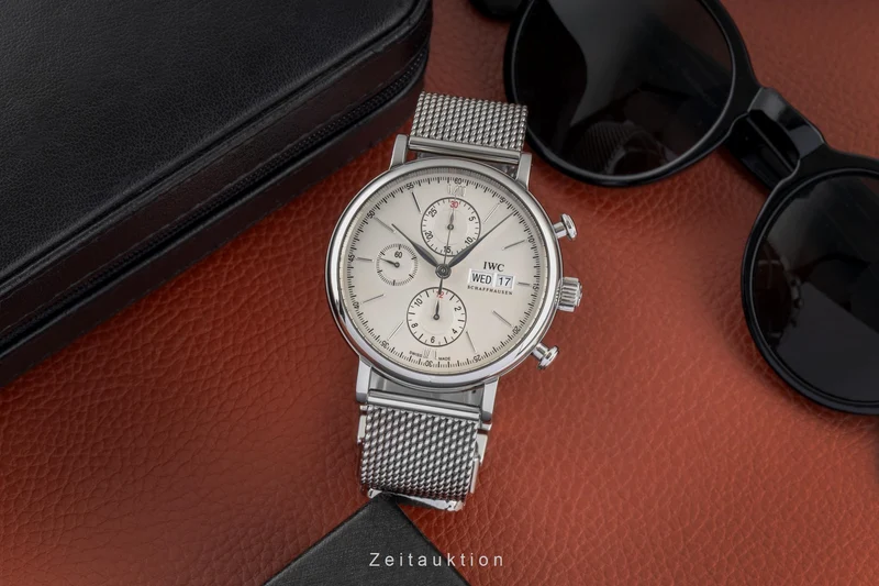 IWC Portofino chronograph steel automatic men's watch IW391009 [2604831]