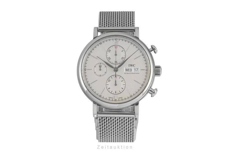 IWC Portofino chronograph steel automatic men's watch IW391009 [2604831]