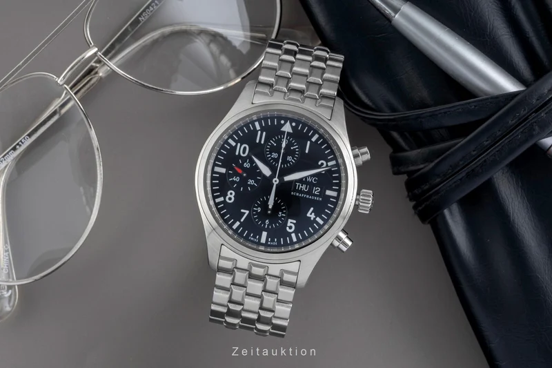 IWC Fliegerchronograph chronograph steel automatic men's watch IW371704 [2604770]