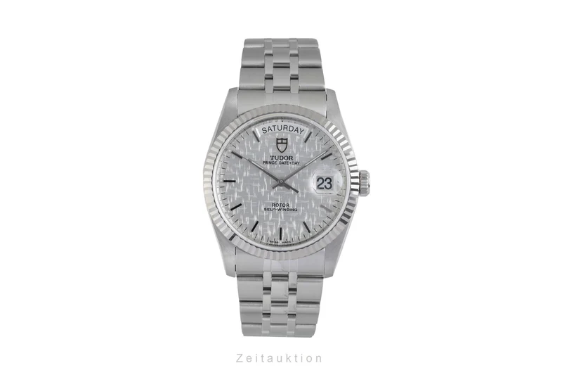 Tudor Date-Day steel / white gold automatic men's watch 76214 [2604407]