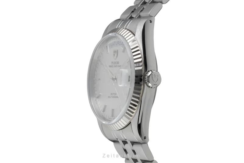 Tudor Date-Day steel / white gold automatic men's watch 76214 [2604407]