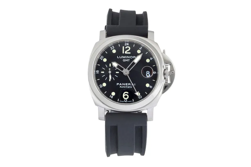Panerai Luminor GMT steel automatic men's watch PAM00159 LP: 9600EUR [2604586]