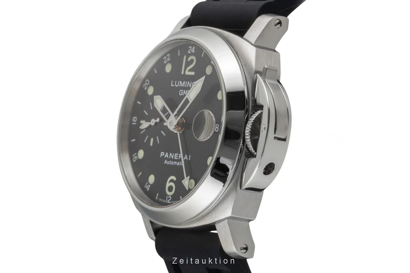 Panerai Luminor GMT steel automatic men's watch PAM00159 LP: 9600EUR [2604586]