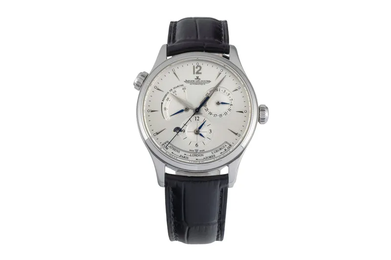 Jaeger LeCoultre Master Geographic steel automatic men's watch Q1428421, 176.8.29.S LP: 17400EUR [2604679]