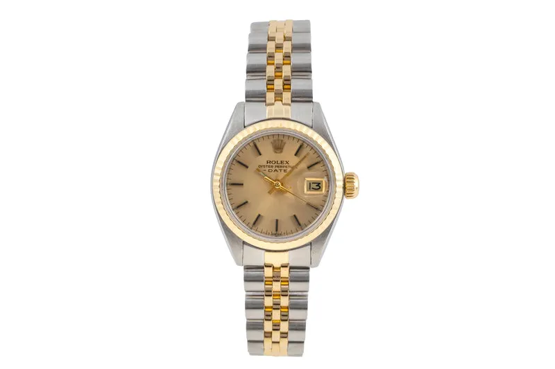 Rolex Lady Date steel / gold automatic women's watch 6917 [2604469]